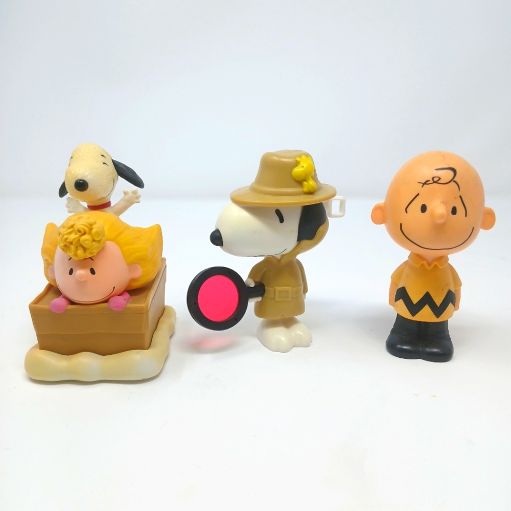 McDonald's Happy Meal Lot of 3 Snoopy Charlie Brown The Peanut 2015